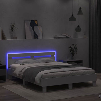 Struttura del letto Bianco 152 x 203 cm Legno multistrato