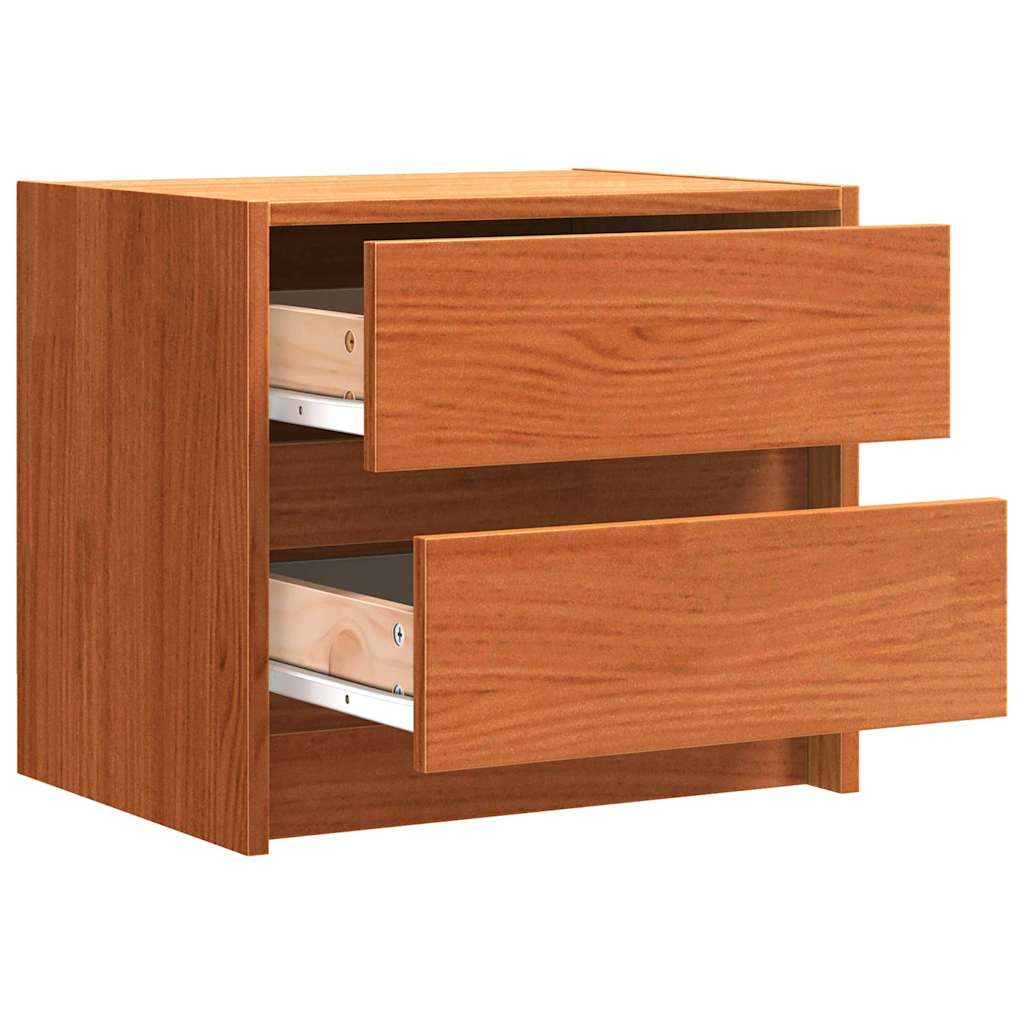 Comodini Marrone cerato 40 x 30.5 x 35.5 cm Legno di pino