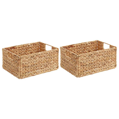 Cesti per Stoccaggio 2 pcs Naturale 35 x 25 x 17 cm
