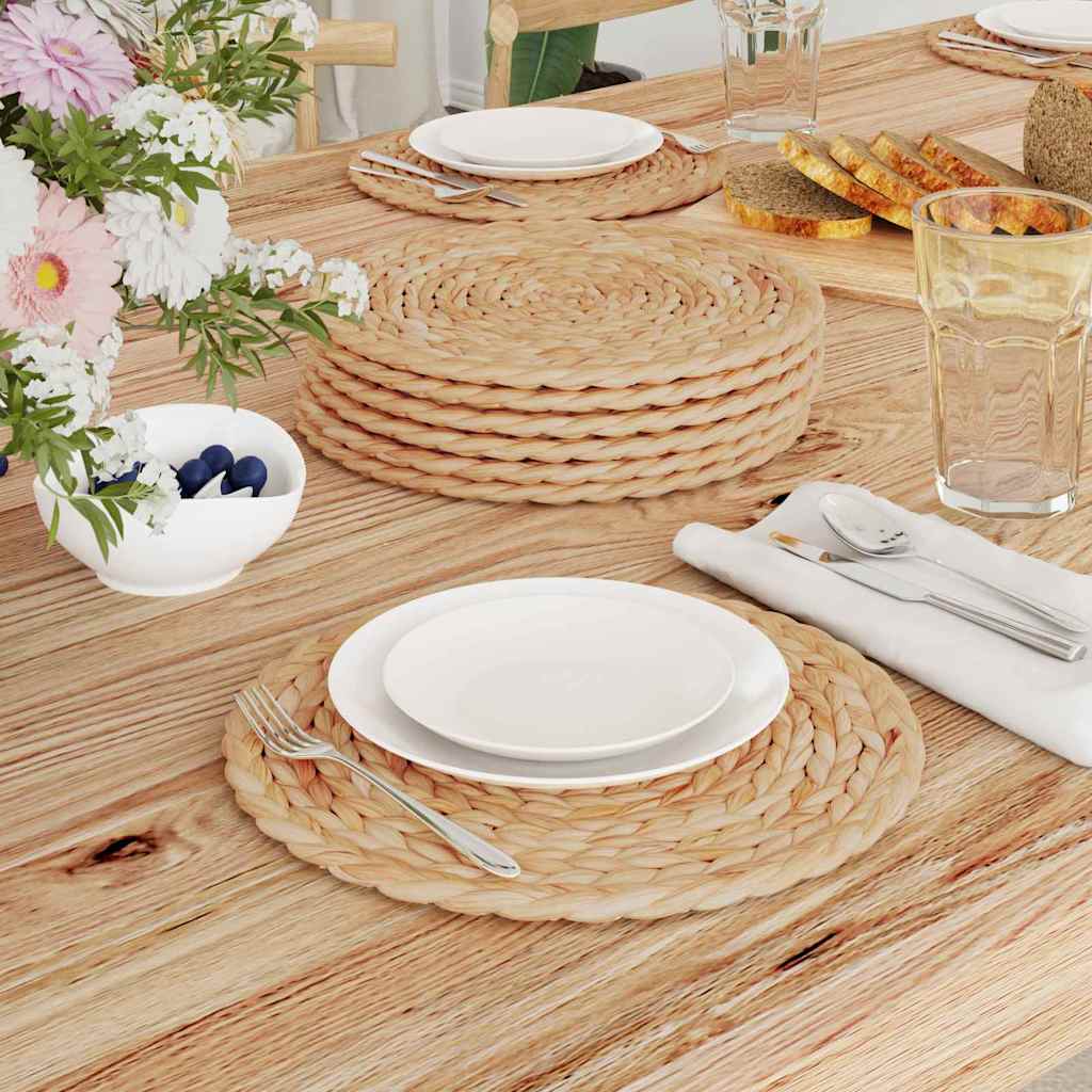 Sottopentola rotondo in tessuto intrecciato 10 pcs Naturale