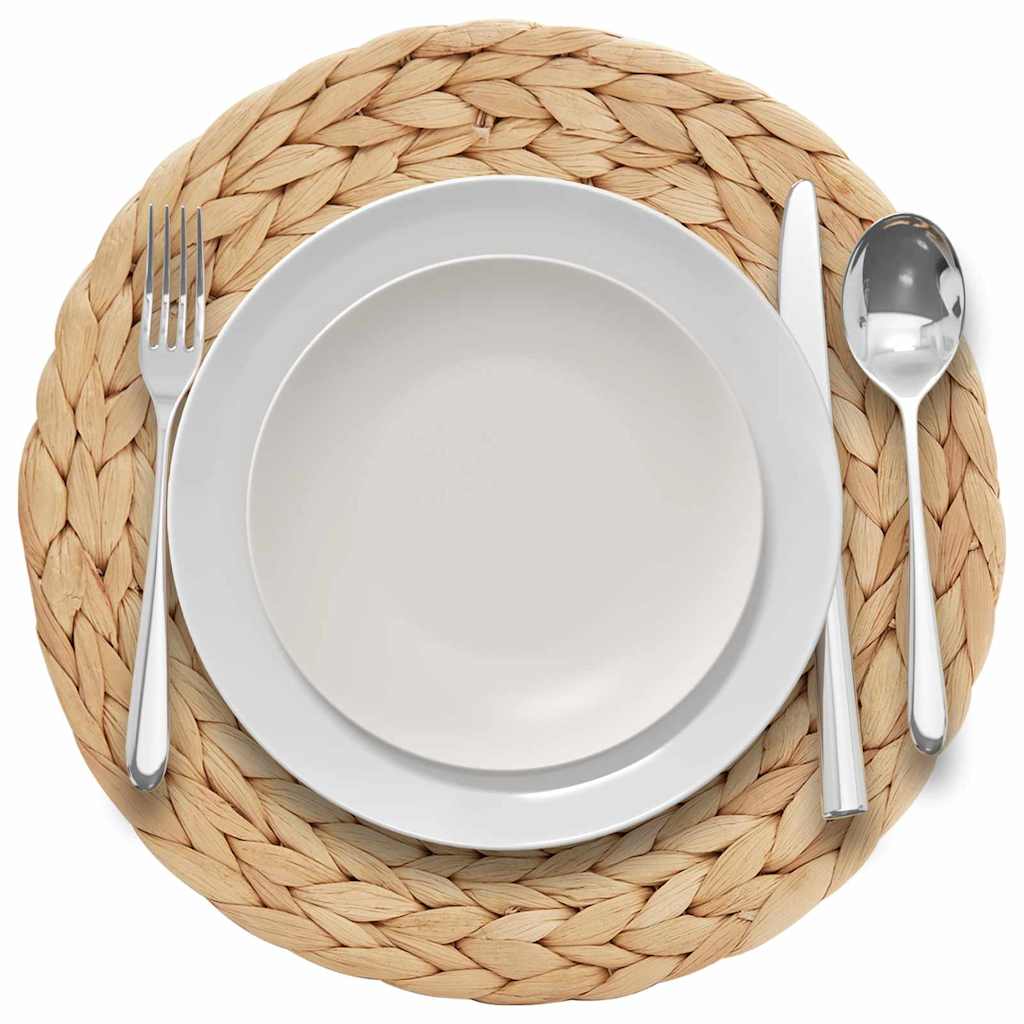 Sottopentola rotondo in tessuto intrecciato 10 pcs Naturale