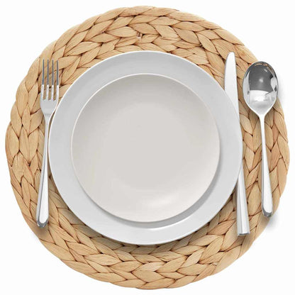 Sottopentola rotondo in tessuto intrecciato 10 pcs Naturale