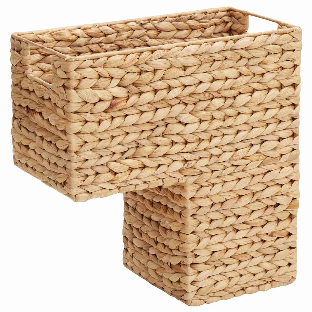 Cestino della scala Naturale 38 x 20 x 40 cm Giacinto d'acqua