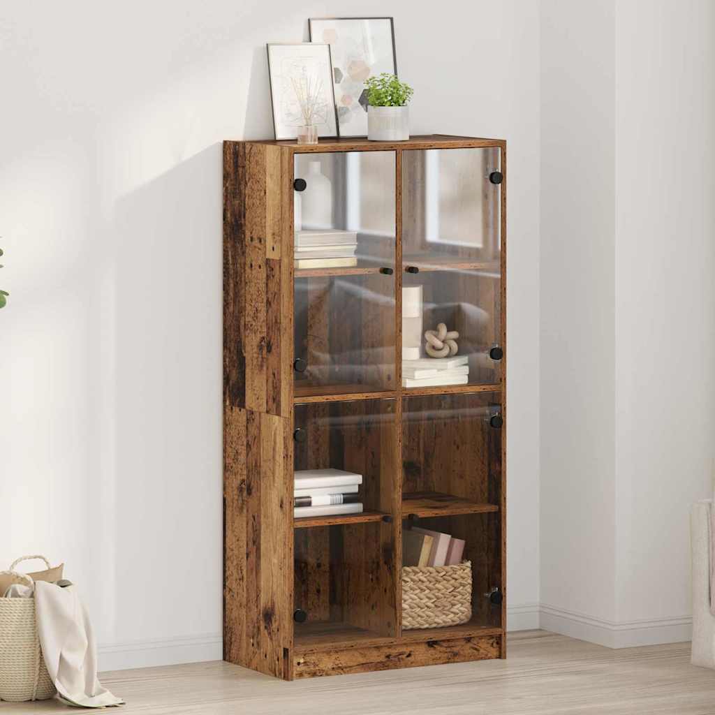Credenza Legno vecchio 68 x 37 x 142 cm Legno multistrato
