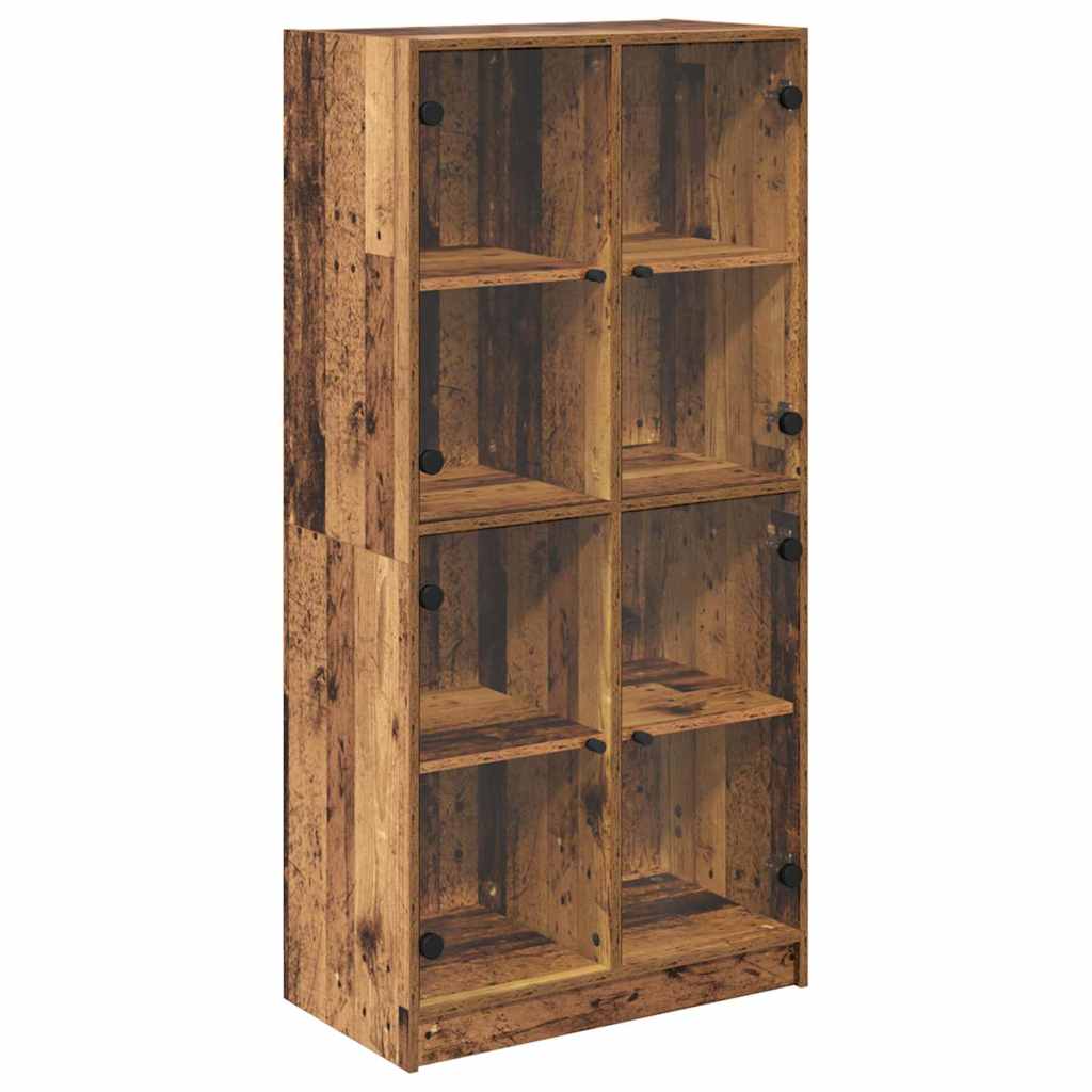 Credenza Legno vecchio 68 x 37 x 142 cm Legno multistrato