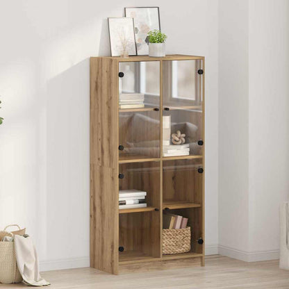 Credenza Rovere artigianale 68 x 37 x 142 cm Legno multistrato