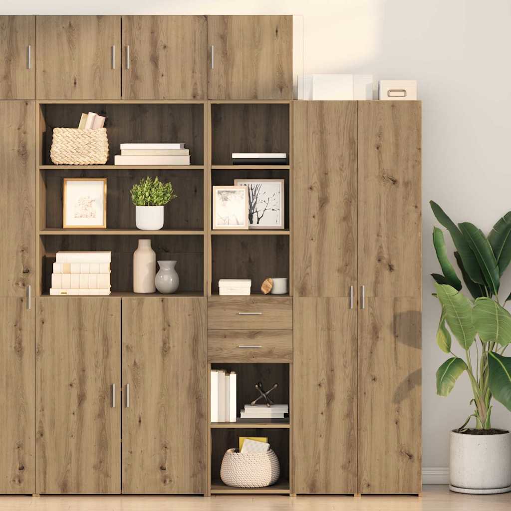 Credenza con cassetto Rovere artigianale 40 x 42,5 x 185 cm