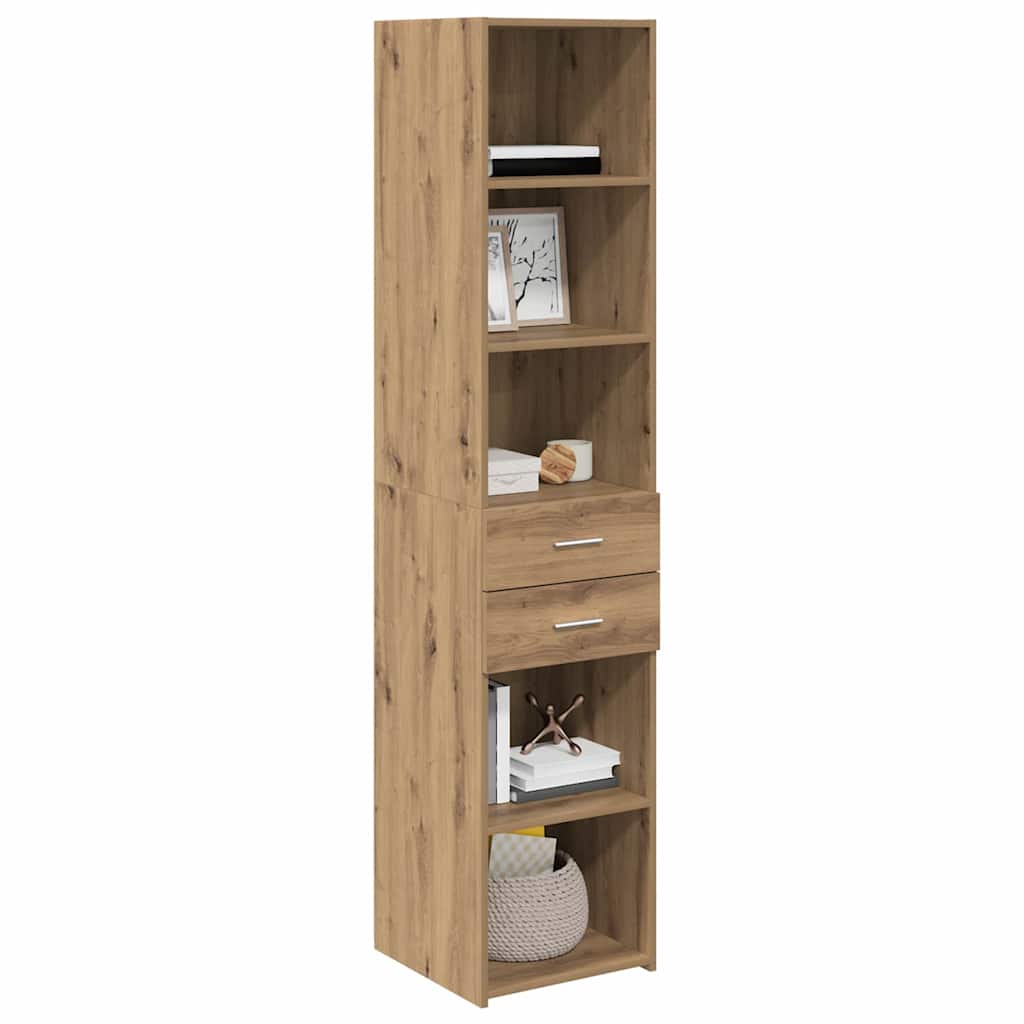 Credenza con cassetto Rovere artigianale 40 x 42,5 x 185 cm