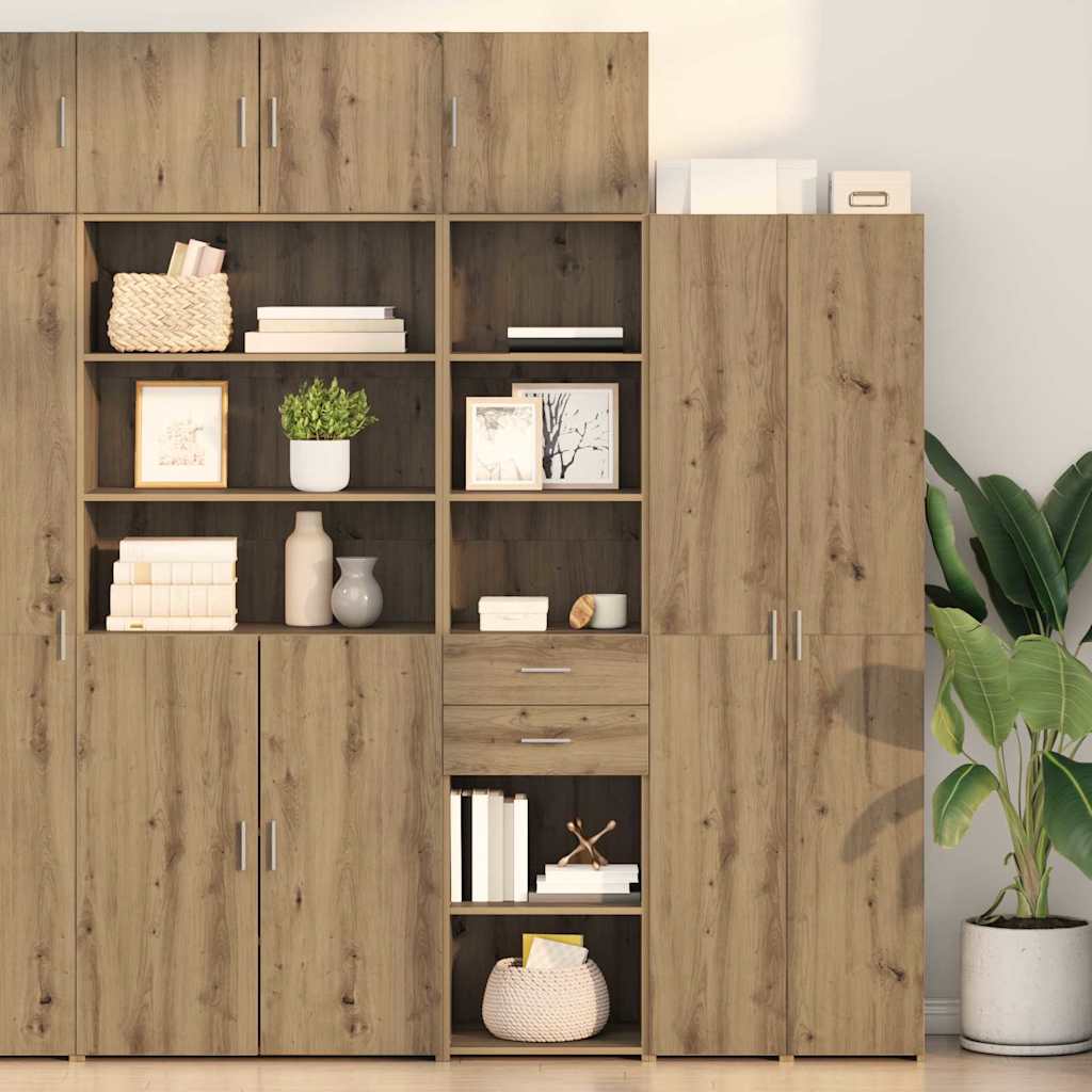 Credenza con cassetto Rovere artigianale 45 x 42,5 x 185 cm