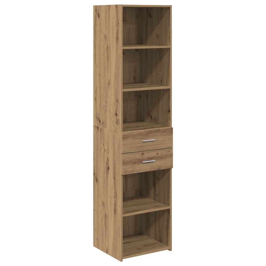 Credenza con cassetto Rovere artigianale 45 x 42,5 x 185 cm