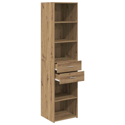 Credenza con cassetto Rovere artigianale 45 x 42,5 x 185 cm