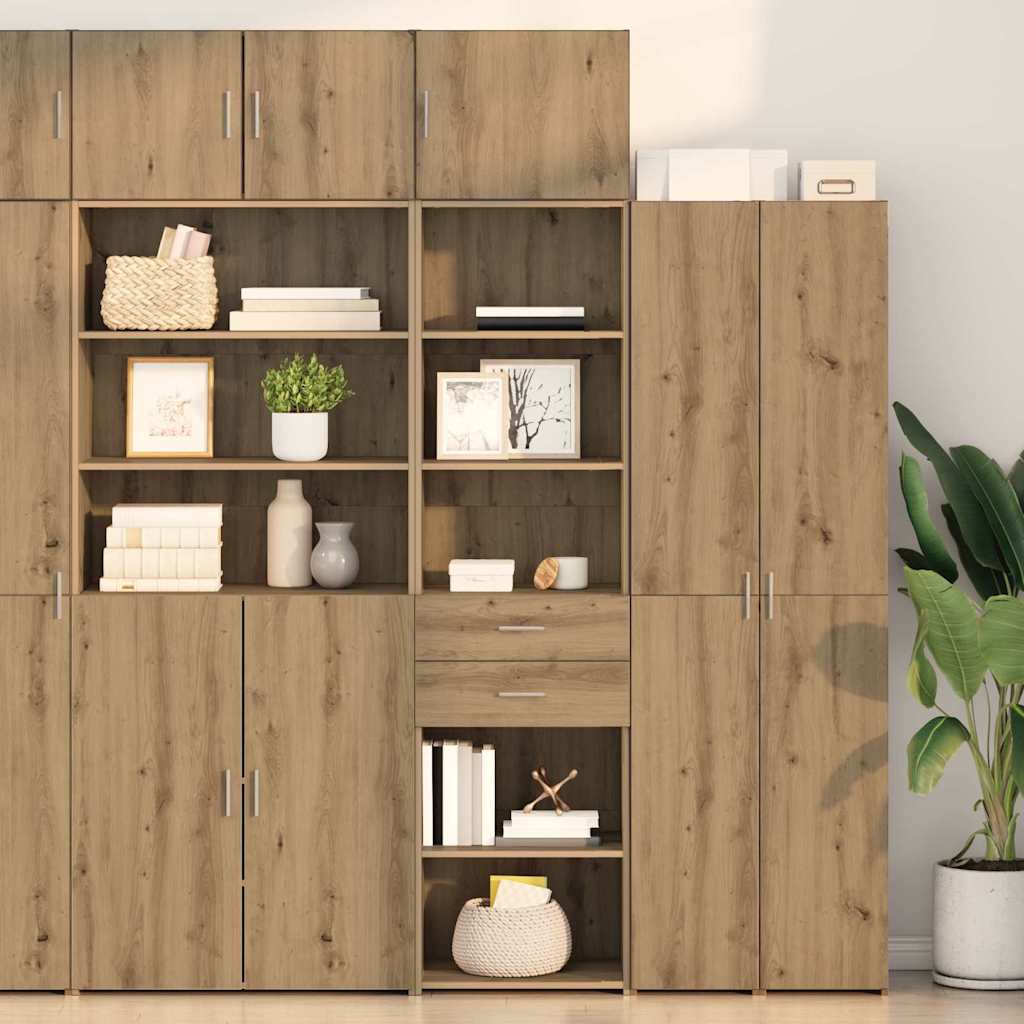 Credenza con cassetto Rovere artigianale 50 x 42,5 x 185 cm