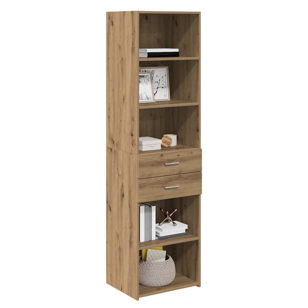 Credenza con cassetto Rovere artigianale 50 x 42,5 x 185 cm