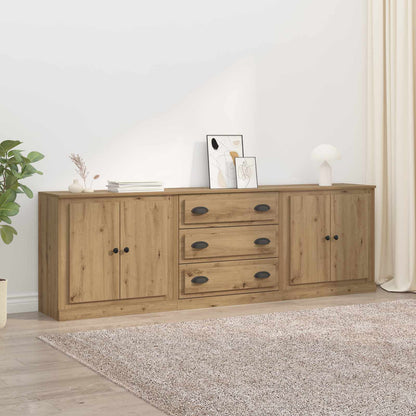Sideboards 3 pcs Rovere artigianale 70 x 35,5 x 67,5 cm