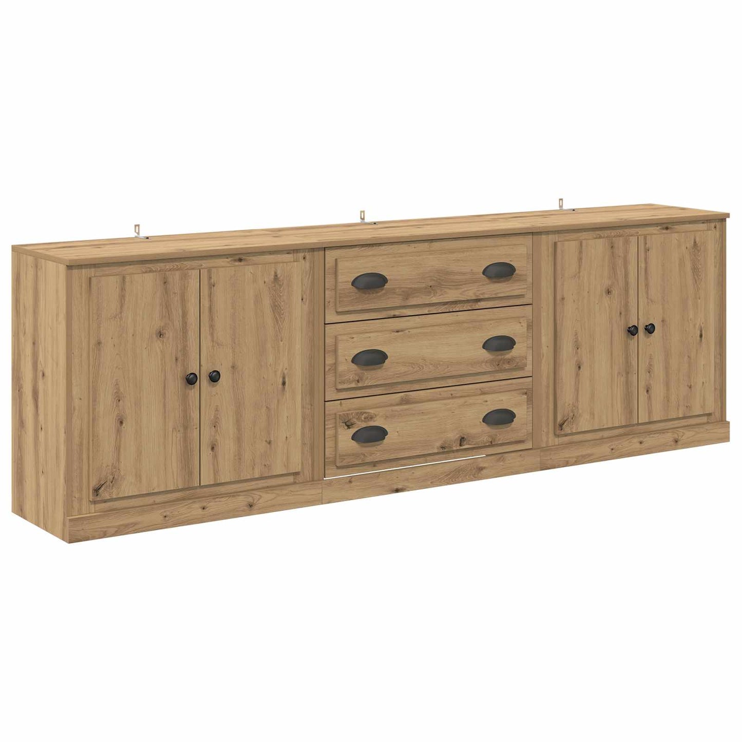 Sideboards 3 pcs Rovere artigianale 70 x 35,5 x 67,5 cm