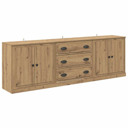 Sideboards 3 pcs Rovere artigianale 70 x 35,5 x 67,5 cm