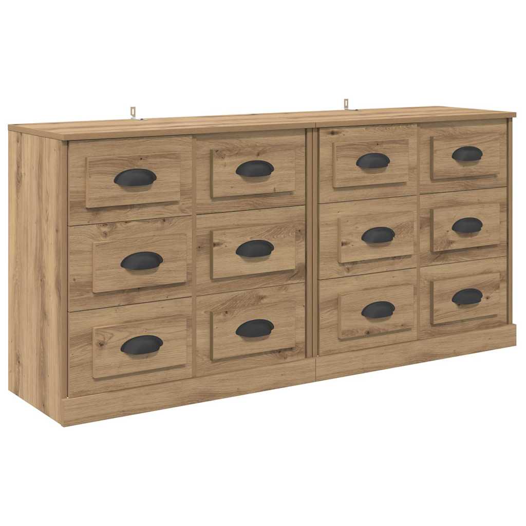 Sideboards 2 pcs Rovere artigianale 70 x 35,5 x 67,5 cm