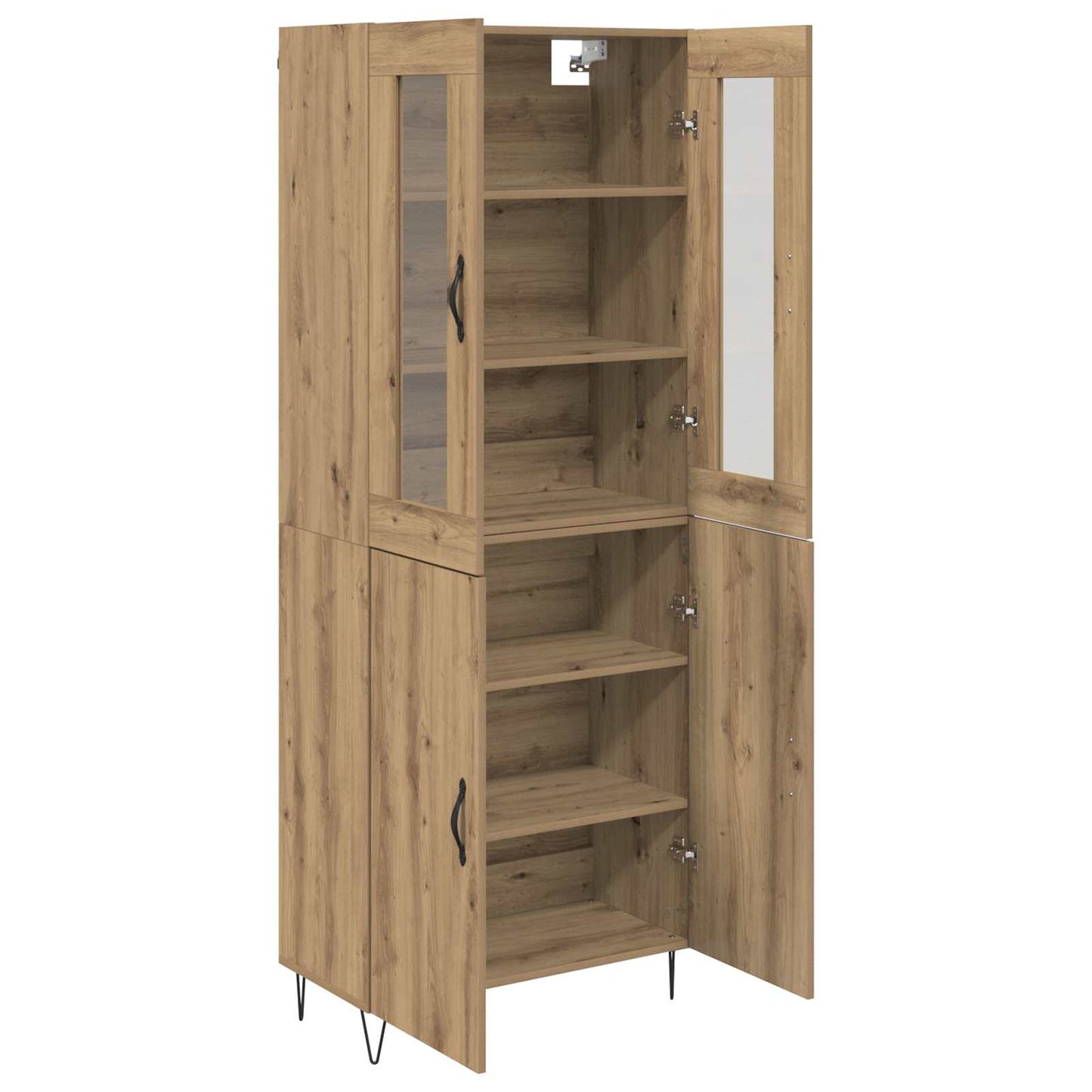 Credenza rovere artigianale 69,5 x 34 x 180 cm