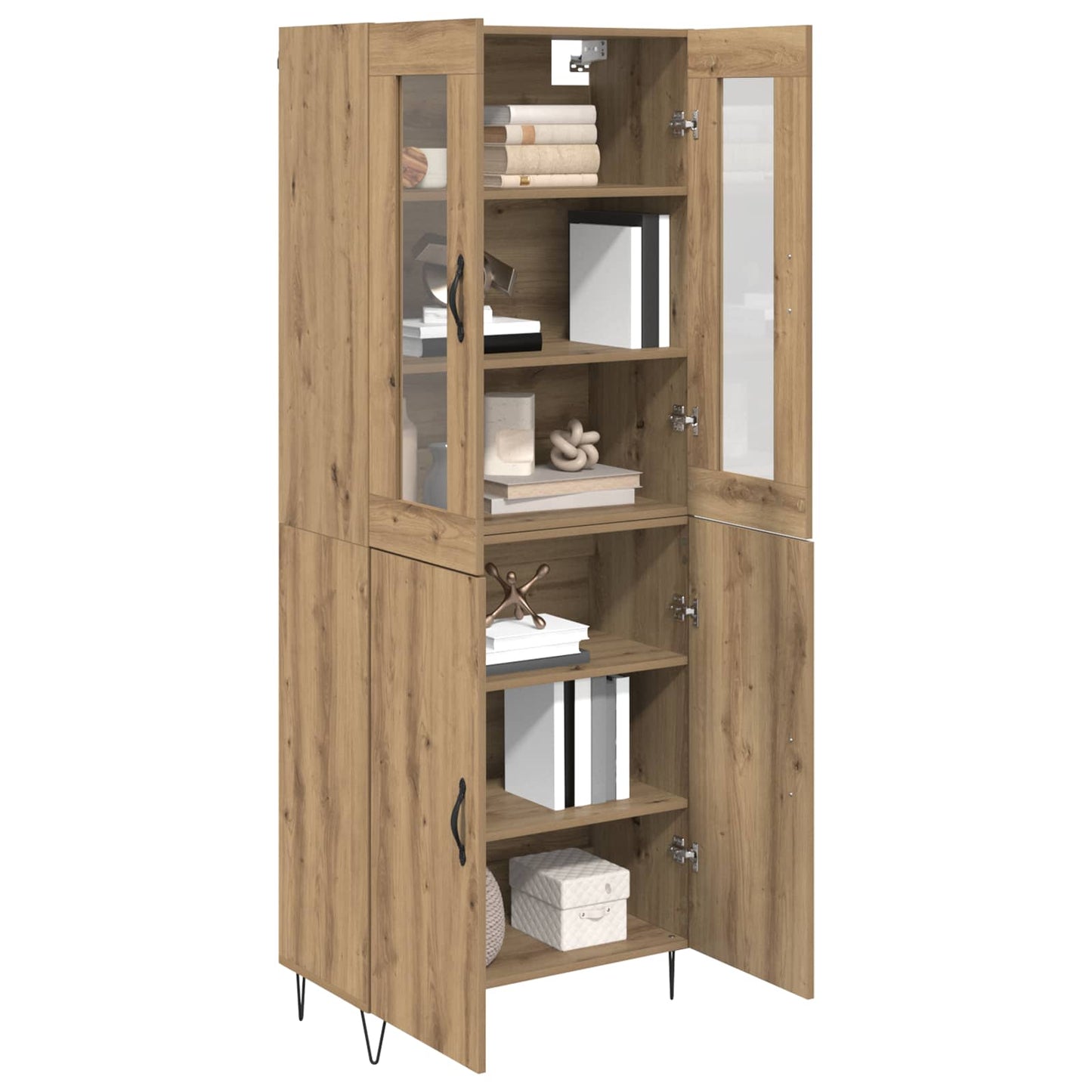 Credenza rovere artigianale 69,5 x 34 x 180 cm