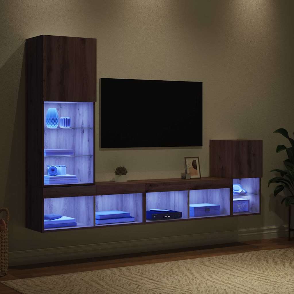 UnitÃƒÂ  per TV a Muro Rovere artigianale Legno multistrato