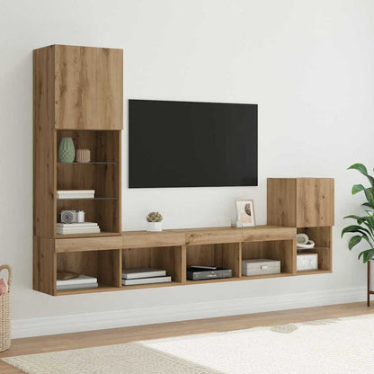 UnitÃƒÂ  per TV a Muro Rovere artigianale Legno multistrato
