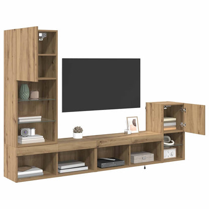 UnitÃƒÂ  per TV a Muro Rovere artigianale Legno multistrato