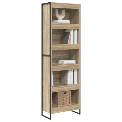 Armadio per Libri 2 pcs Sonoma 80 x 30 x 155 cm