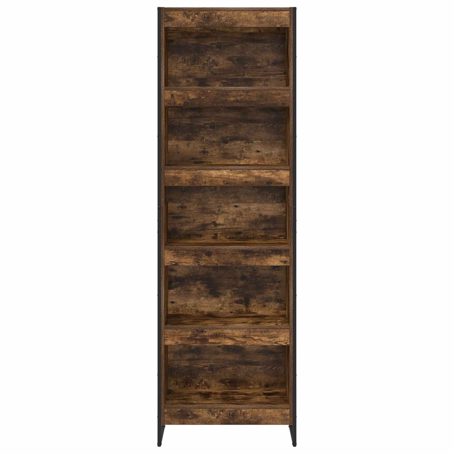 Armadio per Libri 2 pcs Quercia Fumosa 80 x 30 x 155 cm