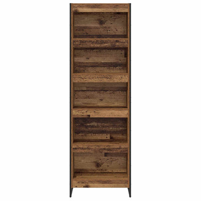 Armadio per Libri 2 pcs Legno vecchio 80 x 30 x 155 cm