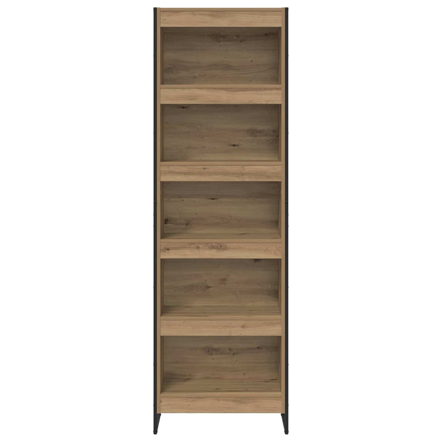 Armadio per Libri 2 pcs Rovere Artigianale 80 x 30 x 155 cm