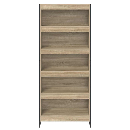 Armadio per Libri 2 pcs Sonoma 80 x 30 x 155 cm