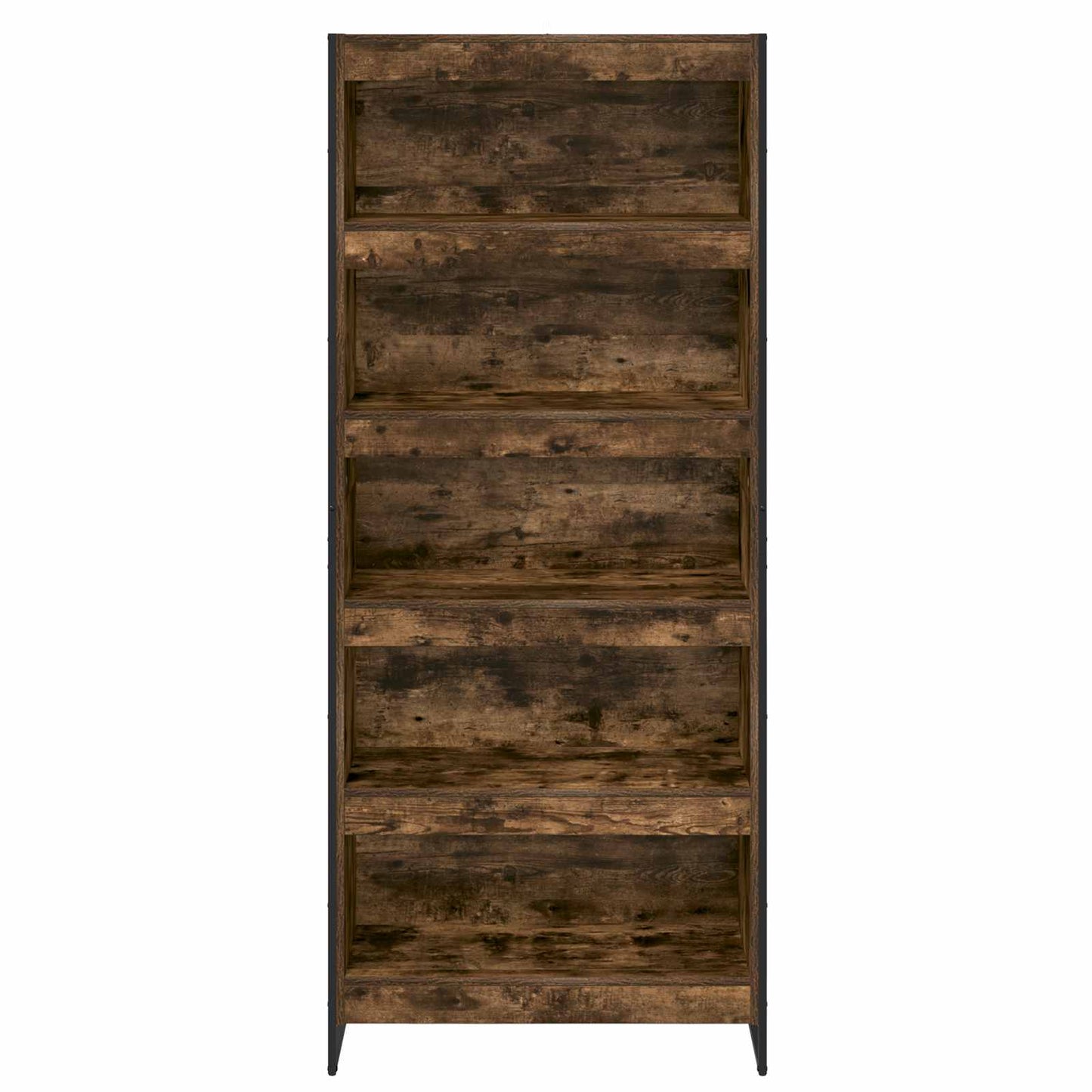 Armadio per Libri 2 pcs Quercia Fumosa 80 x 30 x 155 cm