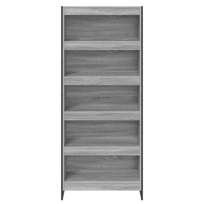 Armadio per Libri 2 pcs Grigio Sonoma 80 x 30 x 155 cm