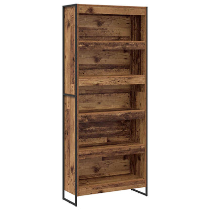 Armadio per Libri 2 pcs Legno vecchio 80 x 30 x 155 cm