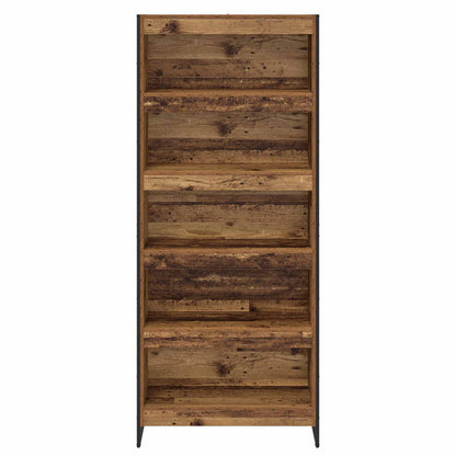 Armadio per Libri 2 pcs Legno vecchio 80 x 30 x 155 cm