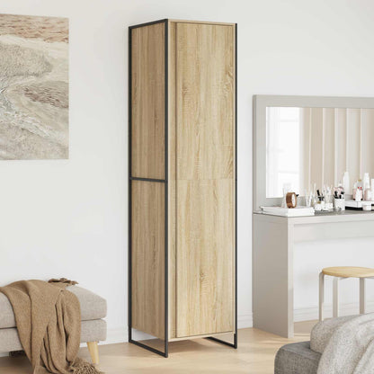 Armadio 2 pcs Sonoma 50 x 50 x 200 cm Legno multistrato