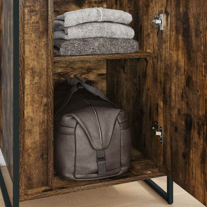 Armadio 2 pcs Quercia Fumosa 50 x 50 x 200 cm Legno multistrato