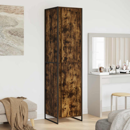 Armadio 2 pcs Quercia Fumosa 50 x 50 x 200 cm Legno multistrato