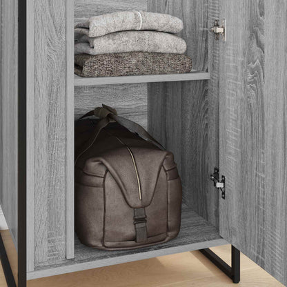 Armadio 2 pcs Grigio Sonoma 50 x 50 x 200 cm Legno multistrato
