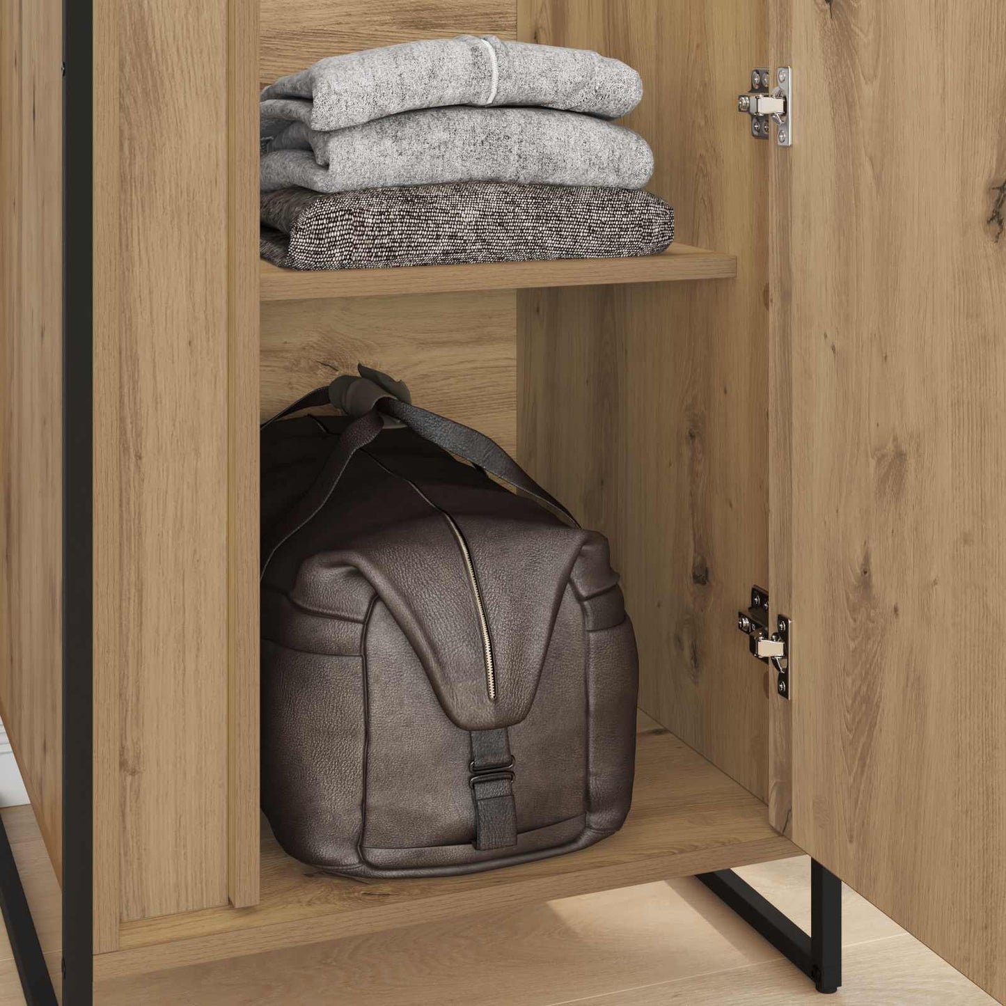 Armadio con porta 2 pcs Rovere Artigianale 50 x 50 x 200 cm