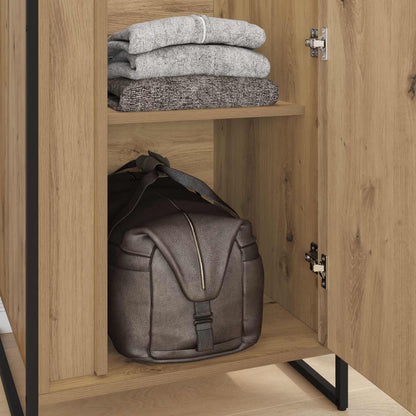 Armadio con porta 2 pcs Rovere Artigianale 50 x 50 x 200 cm
