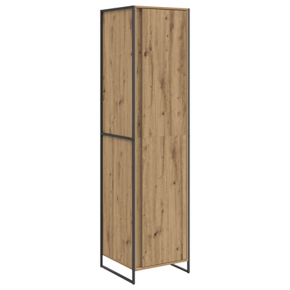Armadio con porta 2 pcs Rovere Artigianale 50 x 50 x 200 cm