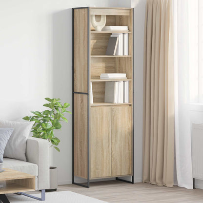 Armadi alti 2 pcs Sonoma 60 x 36 x 200 cm Legno multistrato