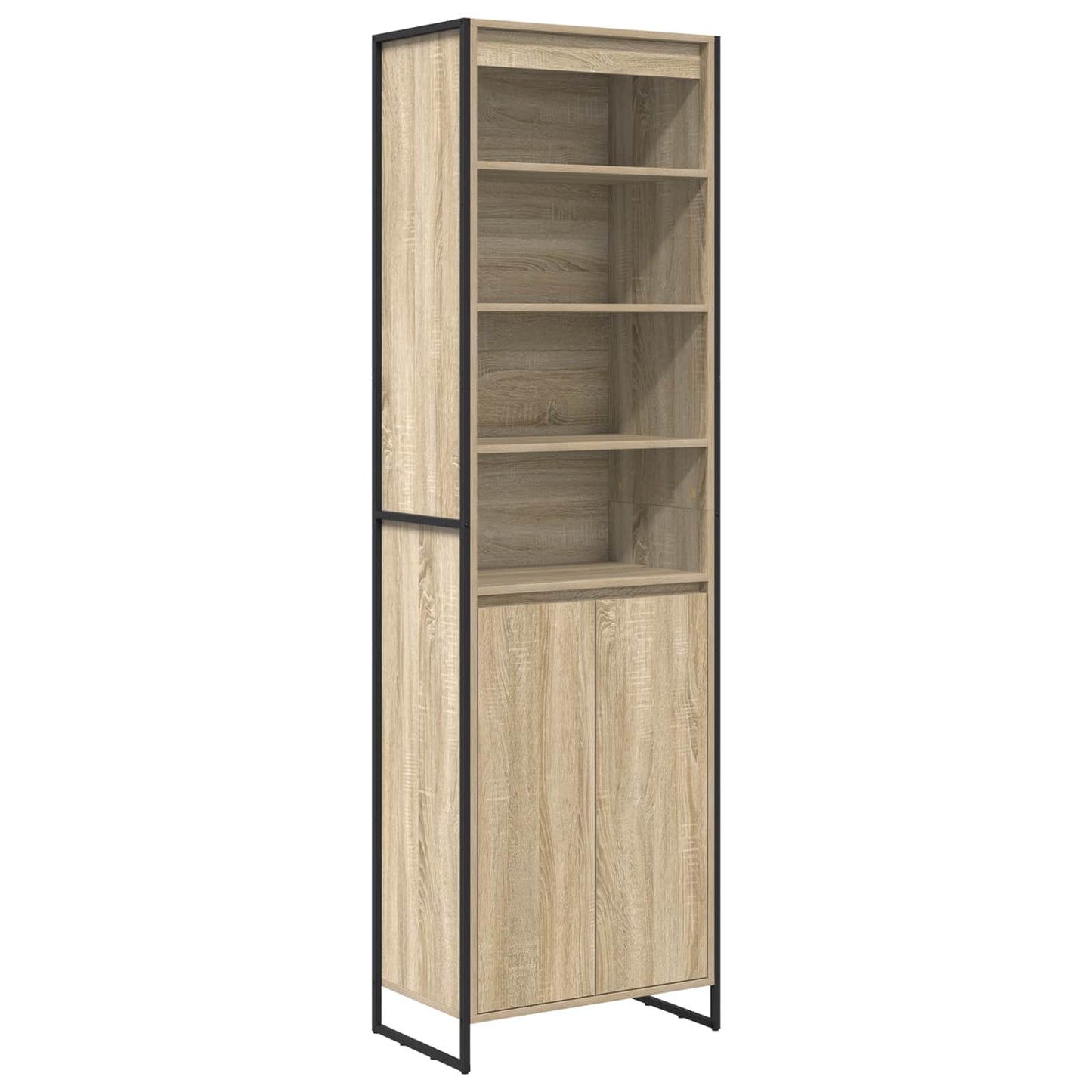 Armadi alti 2 pcs Sonoma 60 x 36 x 200 cm Legno multistrato