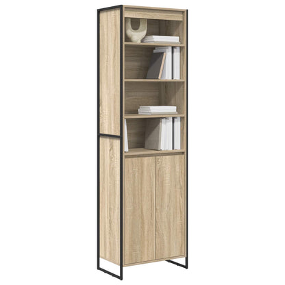 Armadi alti 2 pcs Sonoma 60 x 36 x 200 cm Legno multistrato