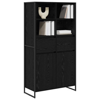 Credenza 2 pcs Rovere Nero 81 x 36 x 150.5 cm Legno multistrato