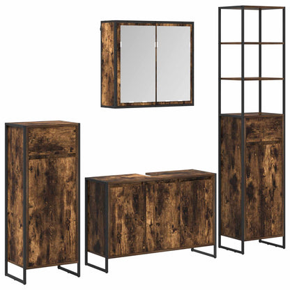 Set di mobili per il bagno Rovere fumÃƒÂ© Legno multistrato