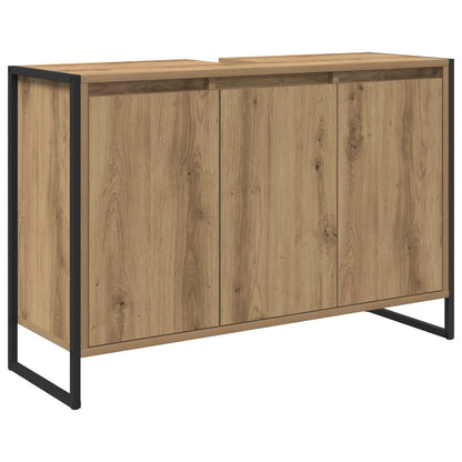 Set di mobili per il bagno Rovere artigianale Legno multistrato