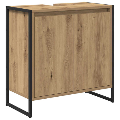 Set di mobili per il bagno Rovere artigianale Legno multistrato