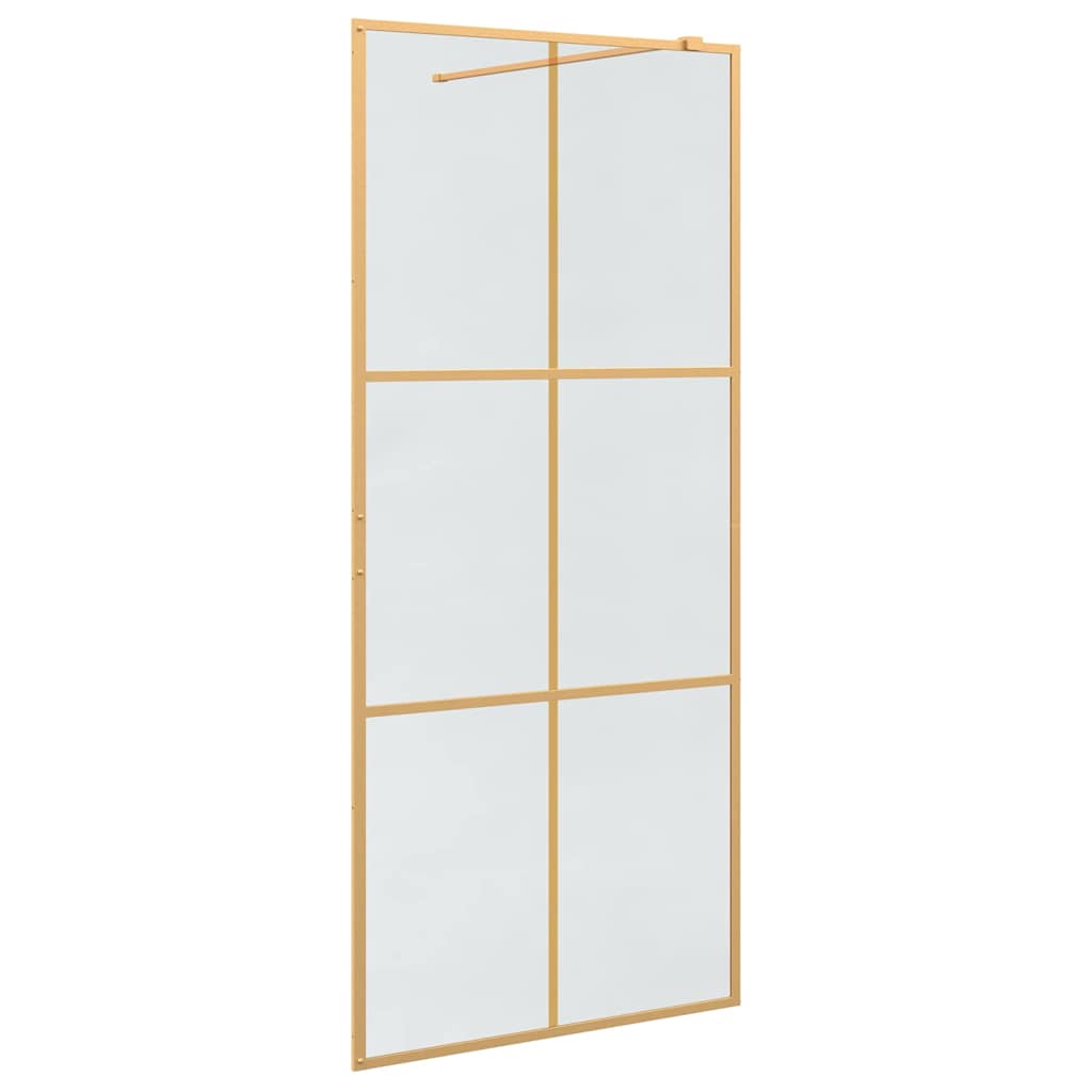 Parete Doccia Walk-in Oro 90 x 195 cm vetro temperato